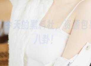 今天的黑料社,资源包裹里藏满八卦!